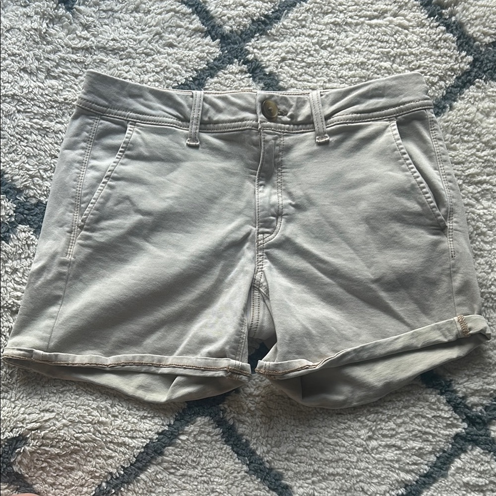 American Eagle Outfitters Gray Bermuda Shorts